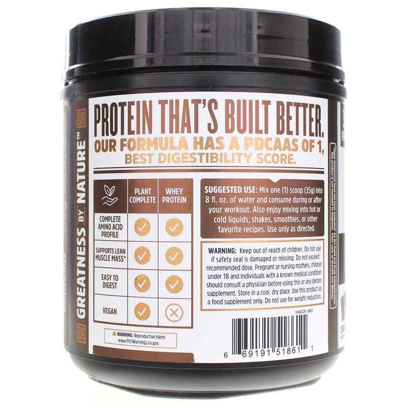 Plant Complete Optimal Absorption Vegan Protein, Chocolate, by Zhou Nutrition, image #3