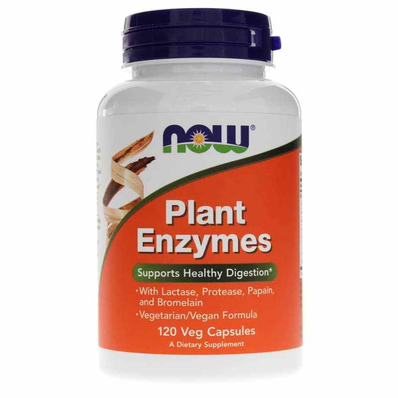 Plant Enzymes, 120 Veg Capsules, by NOW Foods