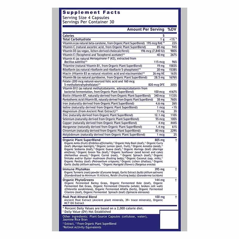 Plant Multi-Vitamin, by Quantum Nutrition Labs, image #2