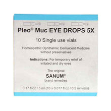 Pleo Muc Eye Drops 5X, by Sanum