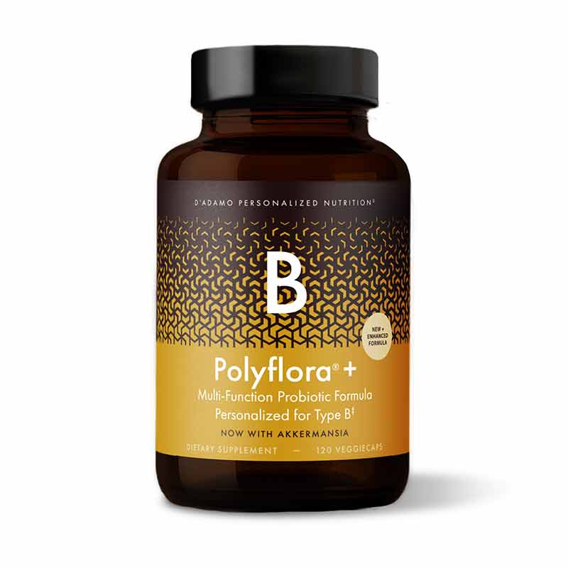Polyflora + Type B, by D Adamo Personalized Nutrition