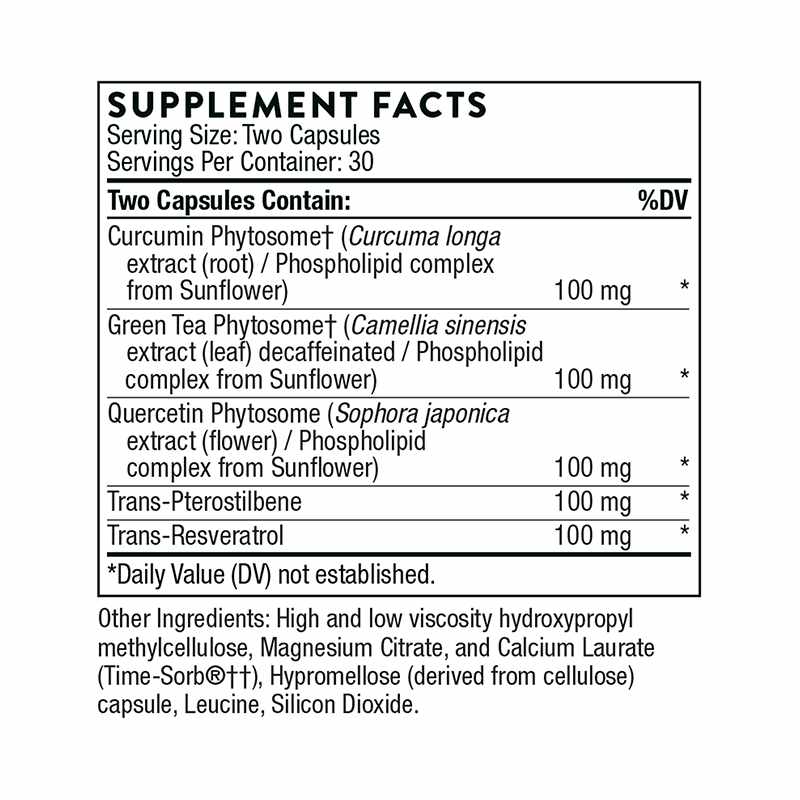PolyResveratrol-SR® Resveratrol + Cofactors, by Thorne Research, image #4