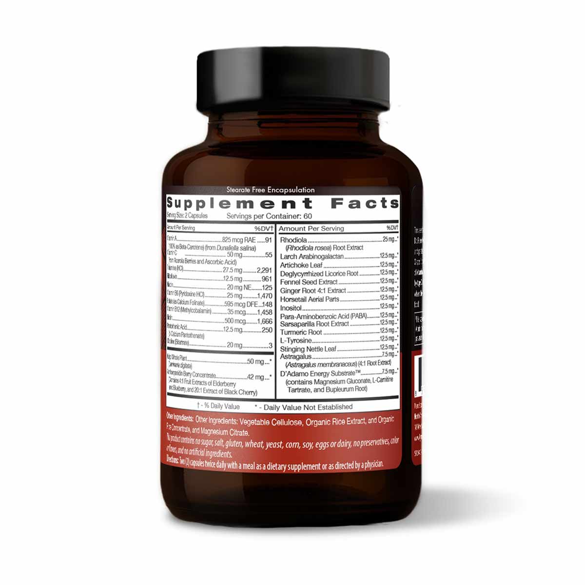 Polyvite Multivitamin Type O, 120 Capsules, by D Adamo Personalized Nutrition