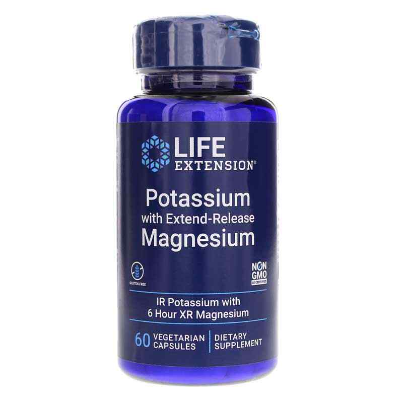 Potassium with Extend-Release Magnesium, by Life Extension