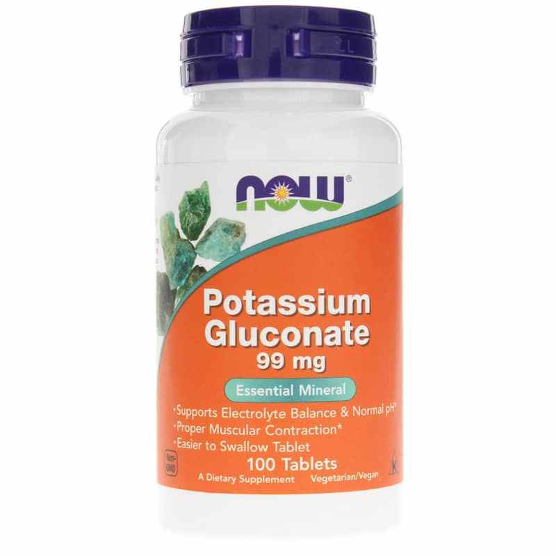 Potassium Gluconate 99 Mg, by NOW Foods