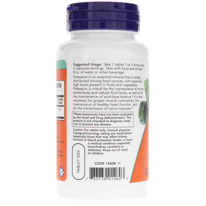 Potassium Gluconate 99 Mg, by NOW Foods, image #3