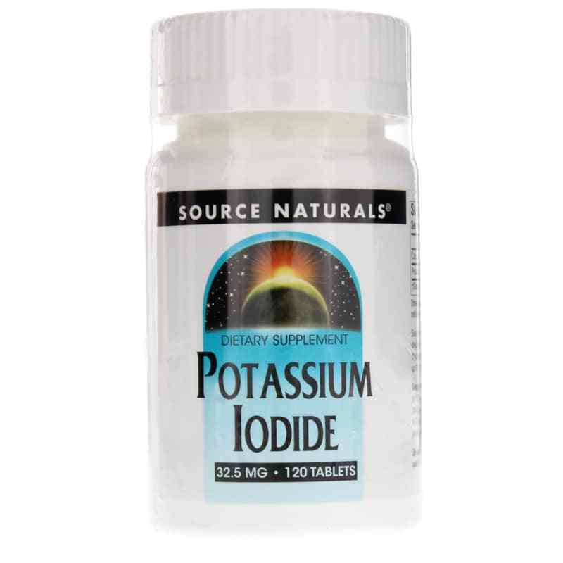 Potassium Iodide 32.5 Mg, 120 Tablets, by Source Naturals