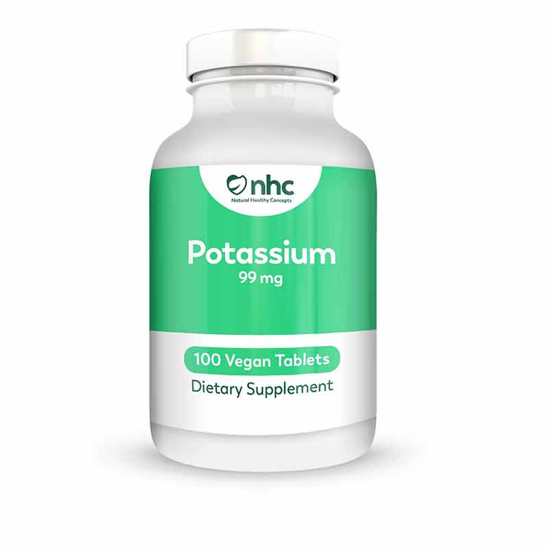 Potassium, 100 Tablets, by Natural Healthy Concepts