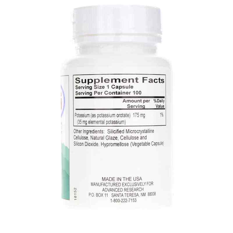 Potassium Orotate 175 Mg, 100 Veg Capsules, by Advanced Research, image #2
