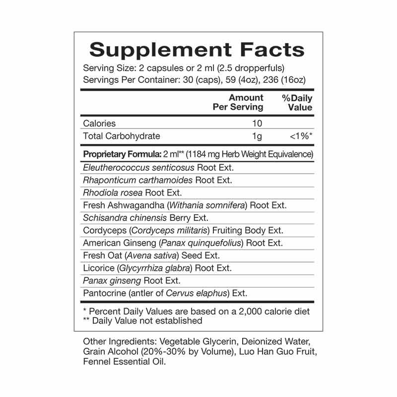 Pro Adapt Supplement Power Adapt Liquid, Natura Health Products – Natural Healthy Concepts