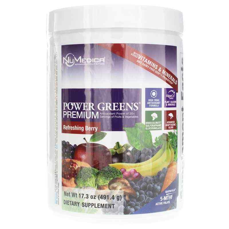 Power Greens Premium Berry, by NuMedica