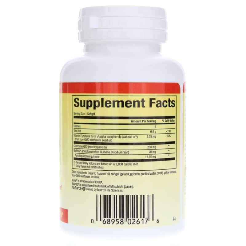 PQQ-10, 30 Softgels, by Natural Factors, image #2