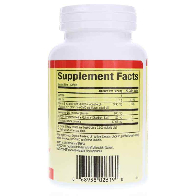 PQQ-10, 60 Softgels, by Natural Factors, image #2