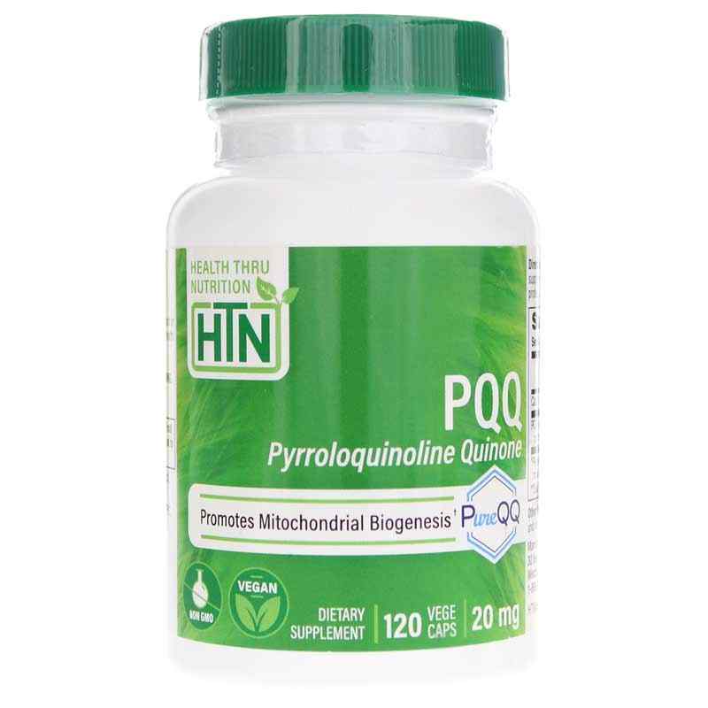 PQQ 20 Mg, 120 Veg Capsules, by Health Thru Nutrition