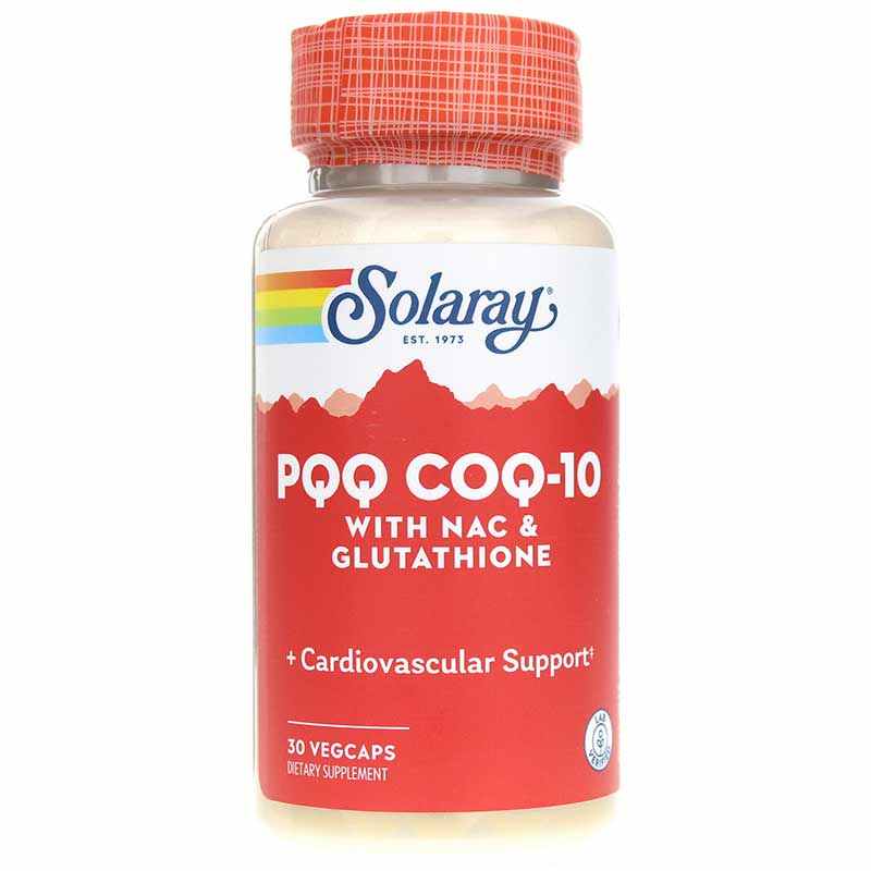 PQQ CoQ-10 with NAC & Glutathione, by Solaray