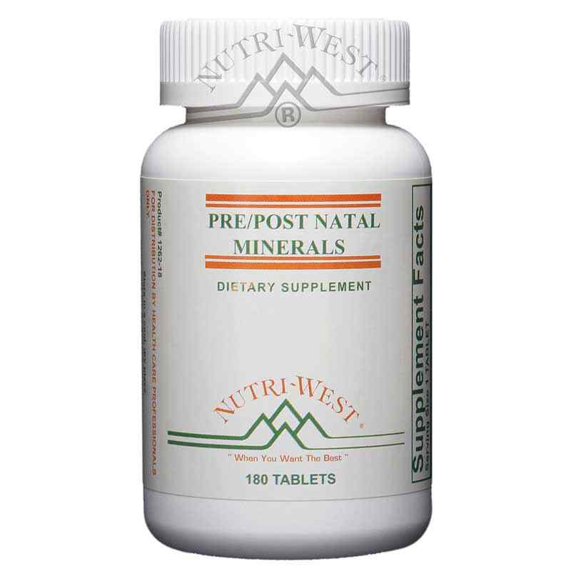 Pre/Post Natal Minerals, by Nutri-West
