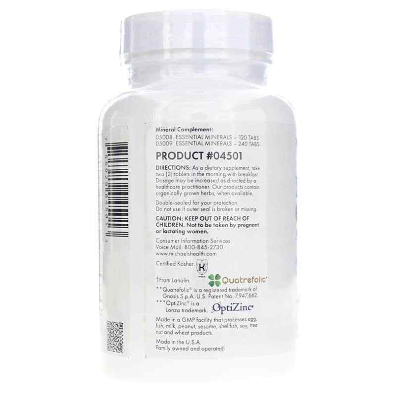 Pre-Teen Girls Multivitamin Tablets, 120 Veg Tablets, by Michael's Health, image #3