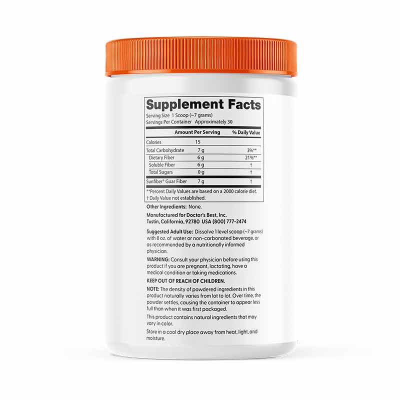 Prebiotic Powder, 7.4 Oz, by Doctors Best, image #2