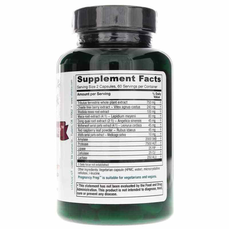 Pregnancy Prep, 120 Veg Capsules, by Vitanica, image #2