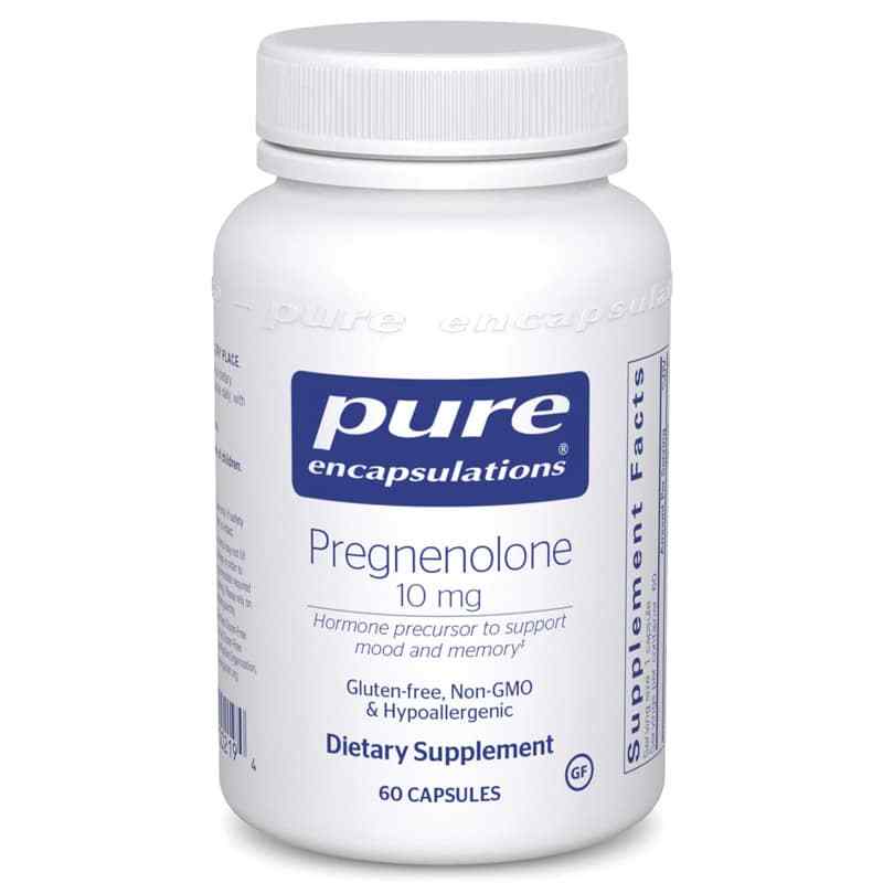 Pregnenolone 10 Mg, 60 Capsules, by Pure Encapsulations
