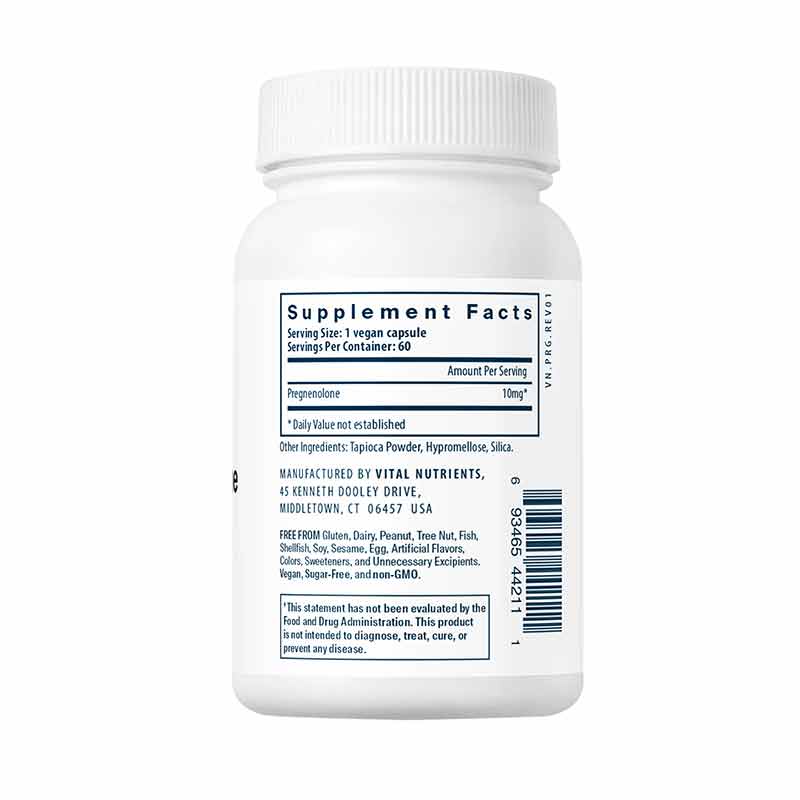 Pregnenolone 10 Mg, by Vital Nutrients, image #3