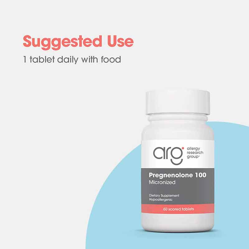 Pregnenolone 100 Mg, by Allergy Research Group, image #3