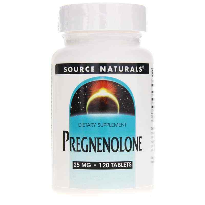 Pregnenolone 25 Mg, by Source Naturals