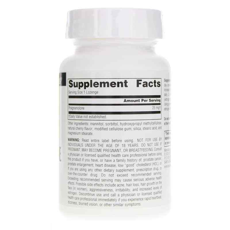 Pregnenolone 25 Mg Cherry Lozenges, 120 Lozenges, by Source Naturals, image #2