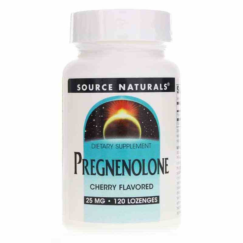 Pregnenolone 25 Mg Cherry Lozenges, by Source Naturals