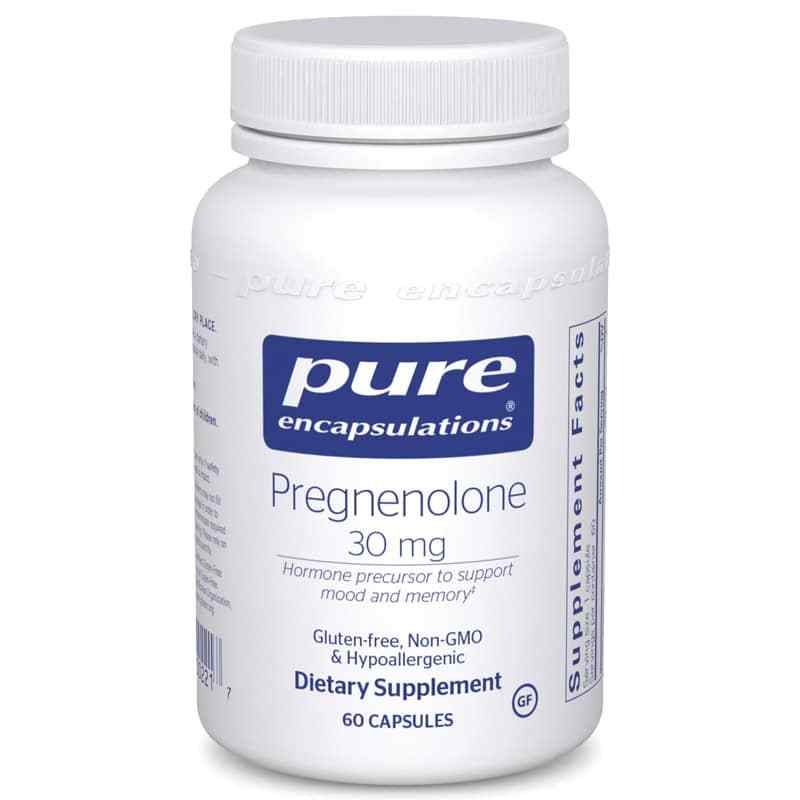 Pregnenolone 30 Mg, 60 Capsules, by Pure Encapsulations