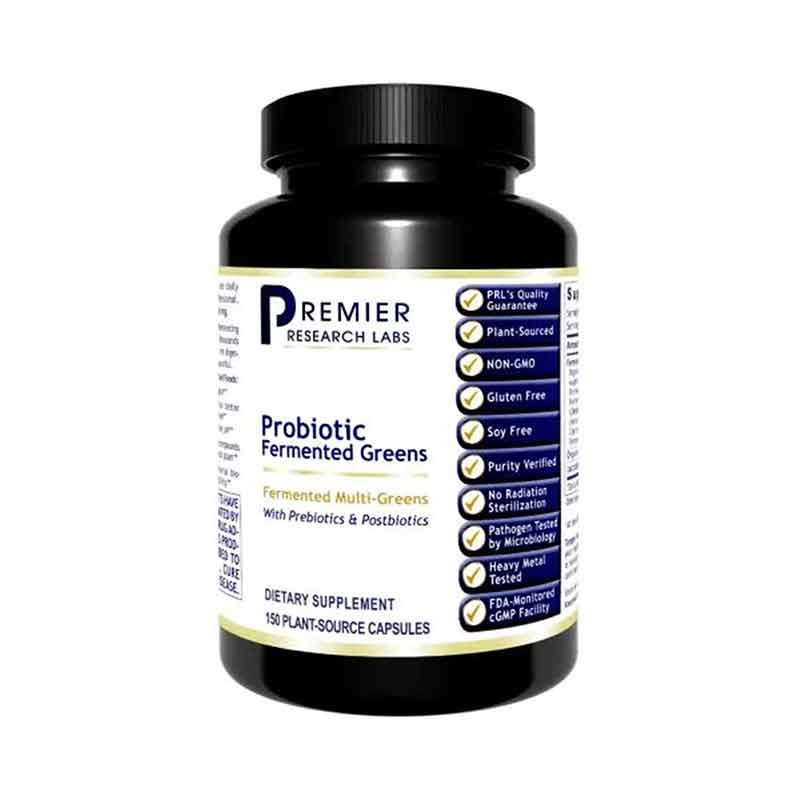 Premier Fermented Greens Capsules, by Premier Research Labs