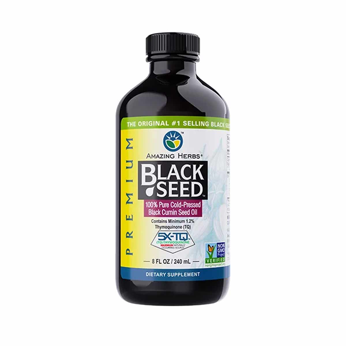 Premium Black Seed Oil, by Amazing Herbs