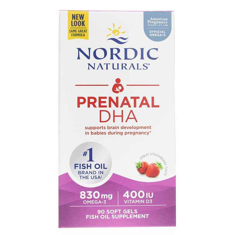 Prenatal DHA Strawberry, by Nordic Naturals