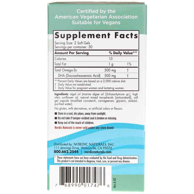 Prenatal DHA Vegan, by Nordic Naturals, image #2