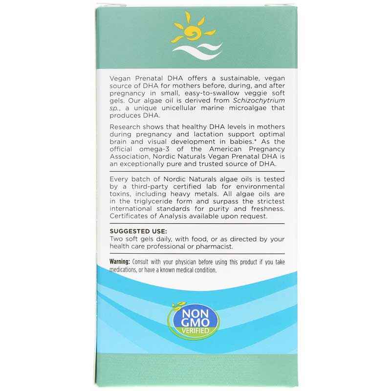 Prenatal DHA Vegan, by Nordic Naturals, image #3