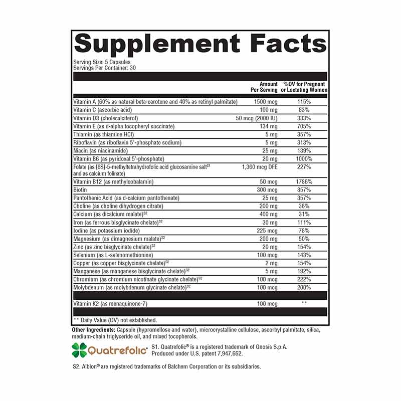 Prenatal Essentials, by Xymogen, image #2