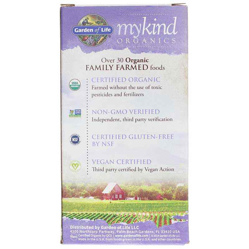 Prenatal Multi Whole Food Multivitamin, 90 Veg Tablets, by Garden of Life mykind Organics, image #3