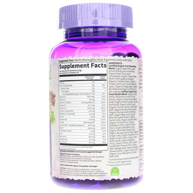 Prenatal Multi Whole Food Multivitamin Gummies, by Garden of Life mykind Organics, image #2