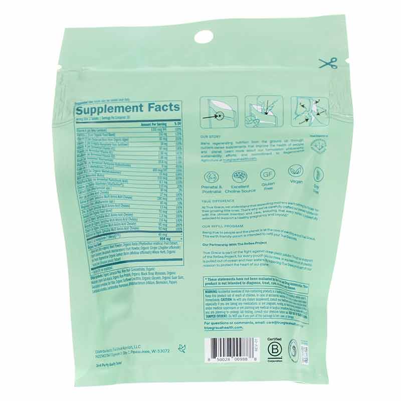Prenatal Multivitamin, 120 Vegan Tablets , by True Grace, image #2