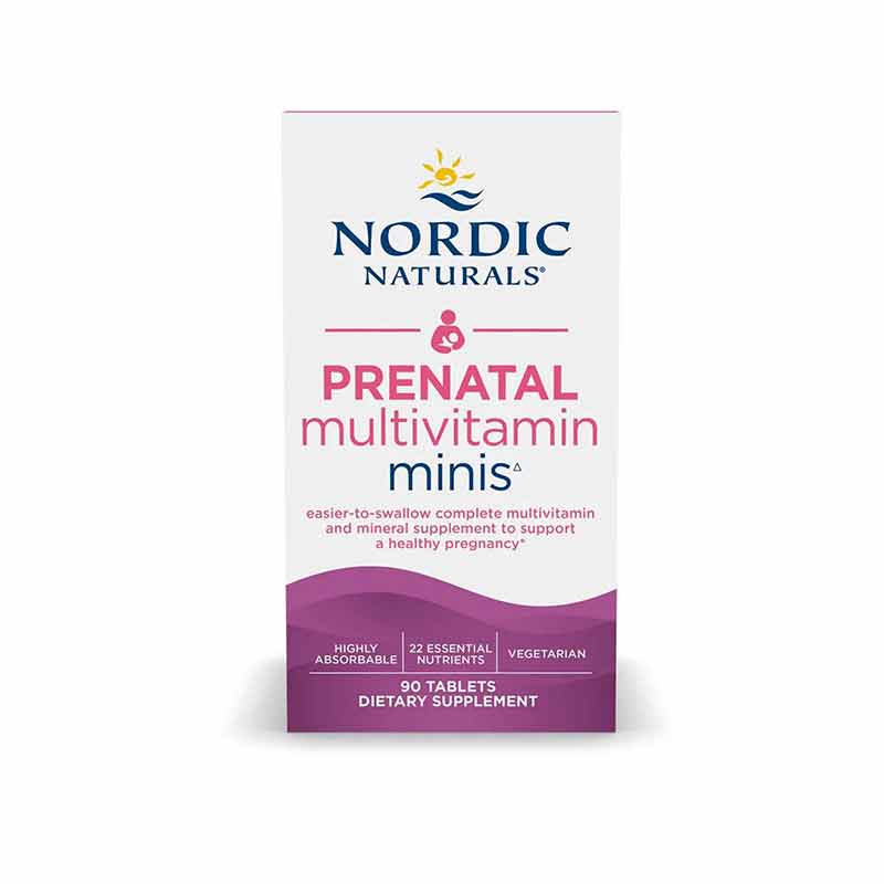 Prenatal Multivitamin Minis, 90 Tablets, by Nordic Naturals