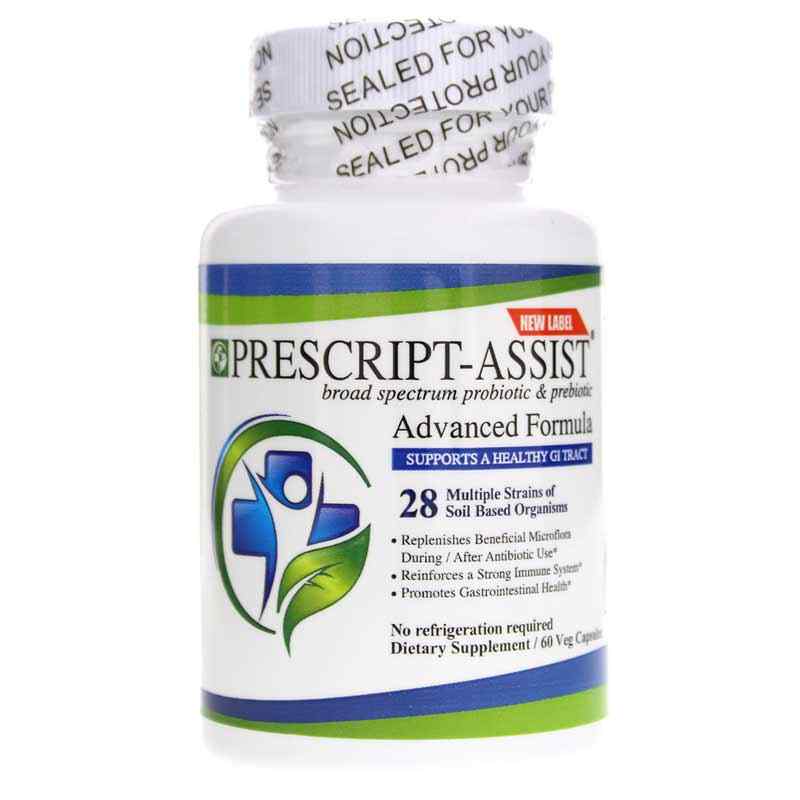 Prescript-Assist Probiotic & Prebiotic, 60 Veg Capsules, by Prescript-Assist