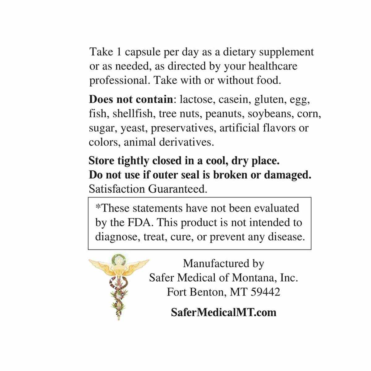 Product label displaying usage instructions, allergen information, storage guidelines, and manufacturer details for a probiot