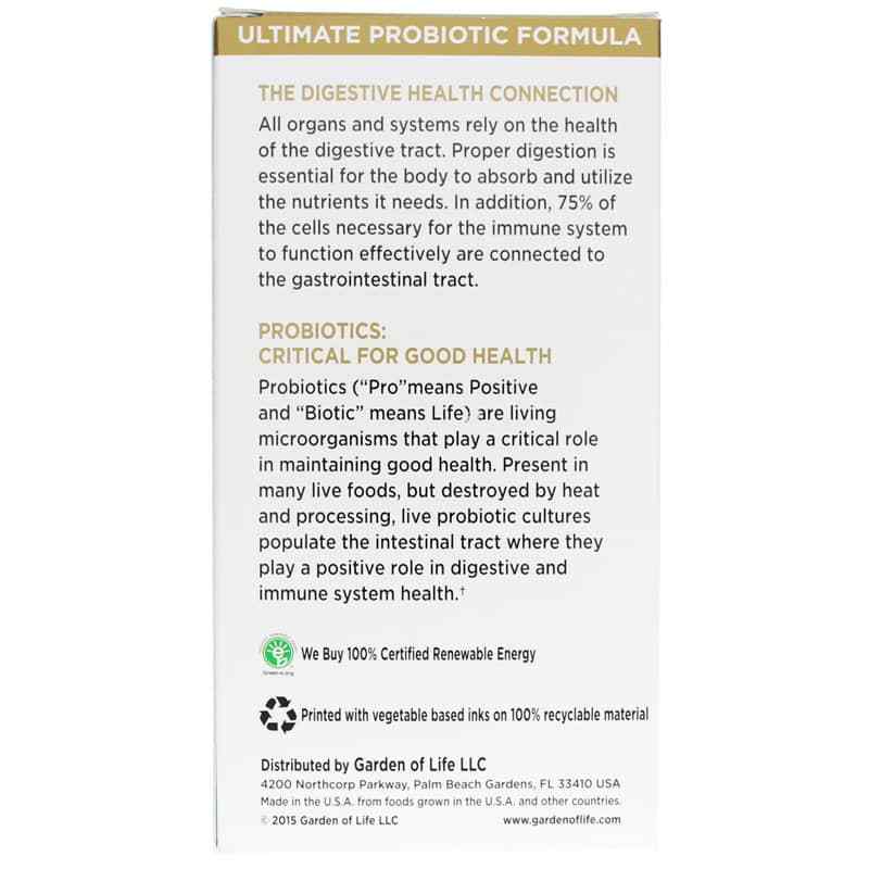 Primal Defense Ultra Ultimate Probiotic Formula, 180 Veg Capsules, by Garden of Life, image #3