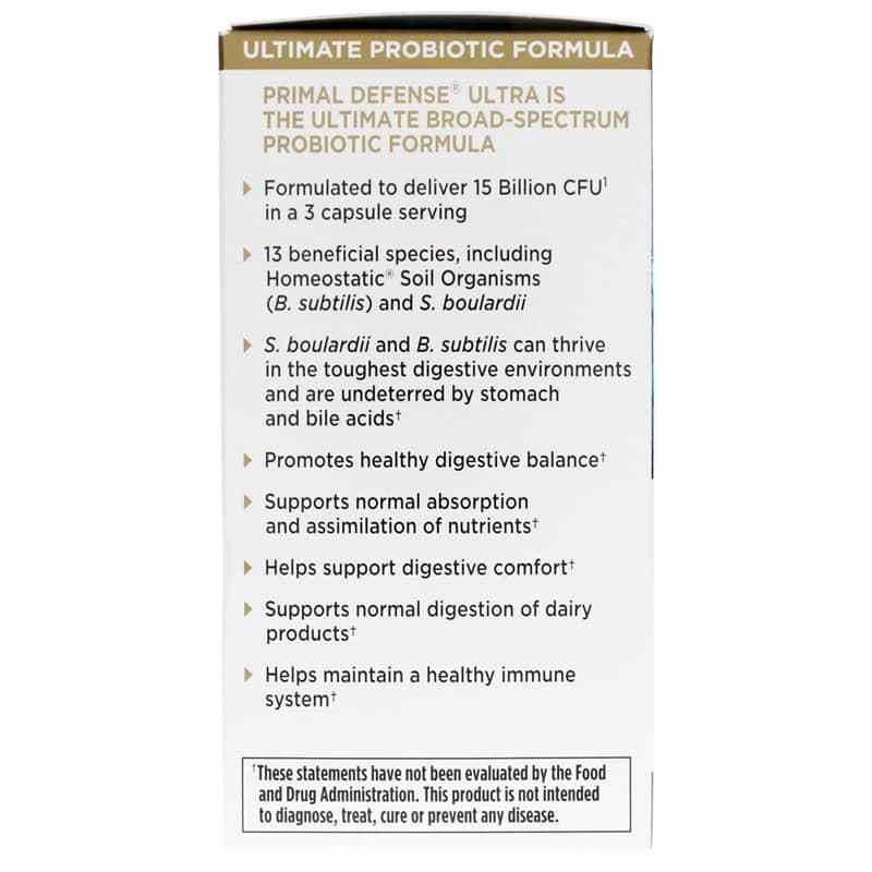 Primal Defense Ultra Ultimate Probiotic Formula, 90 Veg Capsules, by Garden of Life, image #4