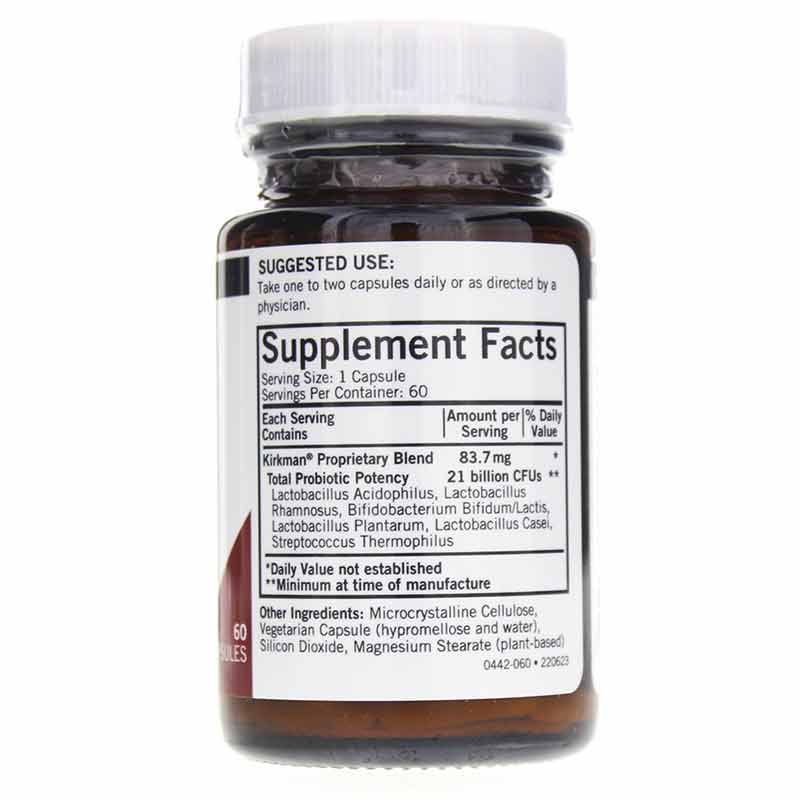 Pro-Bio Gold 20 Billion CFU Probiotic Capsules, 60 Capsules, by Kirkman, image #2