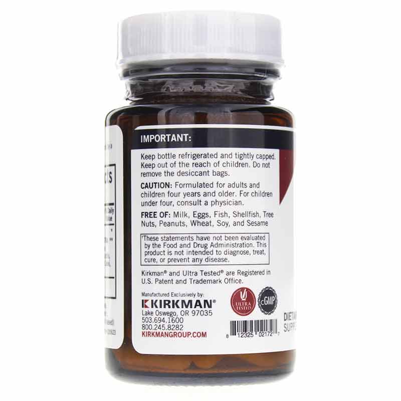 Pro-Bio Gold 20 Billion CFU Probiotic Capsules, 60 Capsules, by Kirkman, image #3