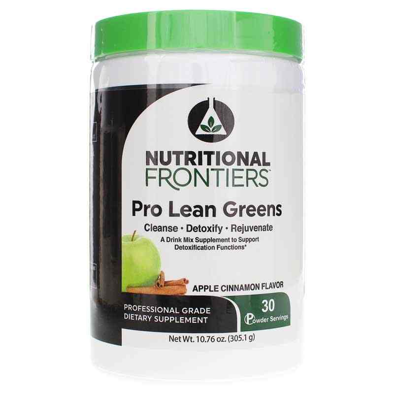 Pro Lean Greens Drink Mix, Apple Cinnamon, by Nutritional Frontiers