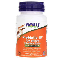 Probiotic-10 100 Billion, 30 Veg Capsules, by NOW Foods