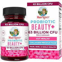 Probiotic Beauty+, 60 Capsules, by MaryRuth's Organics