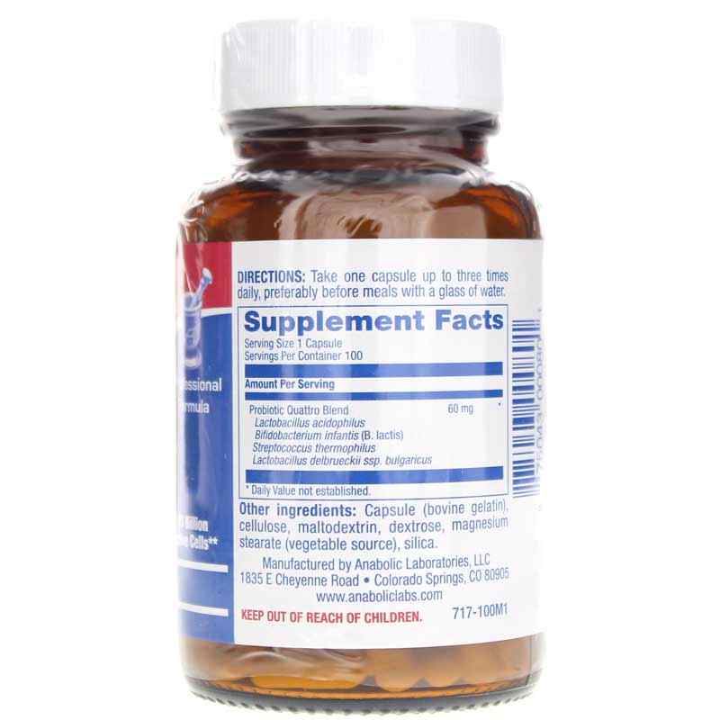 Probiotic Complete, 100 Capsules, by Anabolic Laboratories, image #2